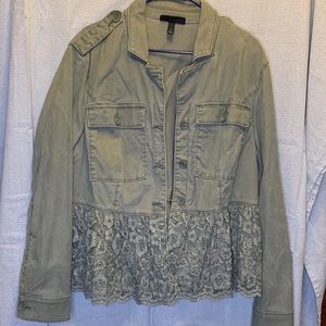 Lane Bryant peplum jacket